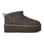 UGG Classic Ultra Mini Platform Charcoal – bok
