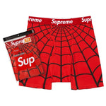 Supreme Hanes Spider-Man Boxer Briefs Red (1 szt)