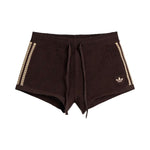 Adidas Crochet Shorts Aurora Coffee Magic Beige