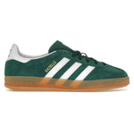 Adidas Gazelle Indoor Collegiate Green Cloud White Gum – widok z boku