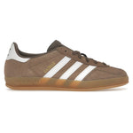 Adidas Gazelle Indoor Earth Strata White Gold Metallic – widok z boku