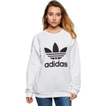 Adidas Originals Trefoil Crewneck White (W)