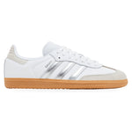 Adidas Samba OG White Silver Metallic Grey (W) – widok z boku