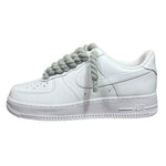Nike Air Force 1 Low White Rope Laces Grey