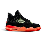 Air Jordan 4 Retro Black Infrared Barely Volt (GS) – widok z boku