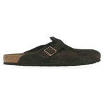 Birkenstock Boston Suede Mocha – widok z boku