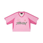 Broken Planet Star Girl Football Jersey Pink