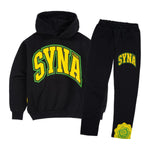 Syna World College Hood Tracksuit Black/Yellow
