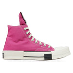 Converse TURBODRK Laceless Chuck Taylor All Star 70 Hi Rick Owens DRKSHDW Cactus Flower Pink – widok z boku