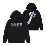 Trapstar Decoded Paisley Monochrome Edition Hoodie Purple