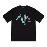 Trapstar Distortion Tee Black/Teal