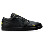 Jordan 1 Low Black Elephant Print – widok z boku