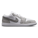 Jordan 1 Low White Iron Grey – widok z boku
