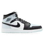 Jordan 1 Mid Black Aura Squadron Blue – widok z boku