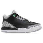 Jordan 3 Retro Green Glow (PS) – widok z boku
