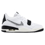 Jordan Legacy 312 Low White Black Elephant Swoosh – widok z boku