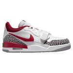 Jordan Legacy 312 Low White Cement Gym Red (W) – widok z boku