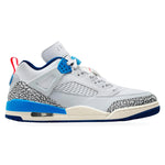 Jordan Spizike Low White Blue Void – widok z boku