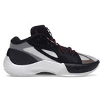 Jordan Zoom Separate Black Sky Grey Red – widok z boku