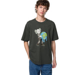 KAWS x Uniqlo UT Universe Earth Tee Dark Grey