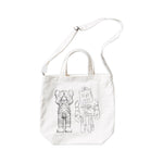 KAWS x Warhol x Uniqlo 2-Way Tote Bag White