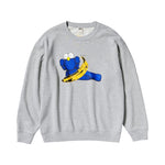 KAWS x Warhol x Uniqlo Banana Crewneck Grey