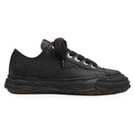 Maison Mihara Yasuhiro Peterson 23 OG Sole Monster Leather Low Triple Black – widok z boku