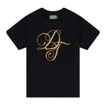 Denim Tears Metallic Gold Script Tee