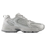 New Balance 530 Silver Metallic Raincloud Polka Dots – widok z boku