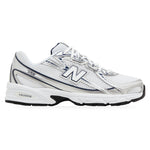 New Balance 740v2 White Shadow Grey Navy – widok z boku