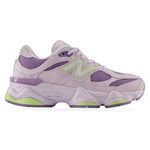 New Balance 9060 Purple Lime (GS) – widok z boku