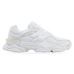 New Balance 9060 Triple White – widok z boku