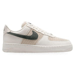 Nike Air Force 1 '07 LV8 Phantom Cream II Metallic Silver Dark Smoke Grey – widok z boku
