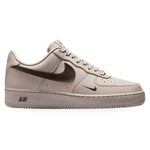 Nike Air Force 1 Low '07 Carbon Fiber Swoosh College Grey Newsprint – widok z boku