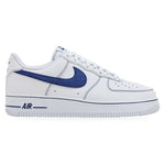 Nike Air Force 1 Low '07 LV8 White Deep Royal Blue – widok z boku