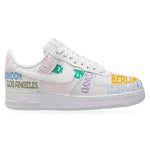 Nike Air Force 1 Low World Tour White – widok z boku