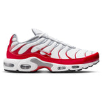 Nike Air Max Plus White University Red Wolf Grey