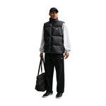 Nike Club Open-Hem Fleece Pants Black White