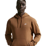 Nike Club Pullover Fleece Hoodie Ale Brown