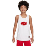 Nike Culture of Basketball Older Kids Reversible Jersey White/University Red/University Red