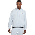 Nike DNA Therma-FIT 1/4-Zip Basketball Hoodie Pure Platinum/Black