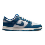 Buty Nike Dunk Low Industrial Blue Sashiko (SKU: DV0834-101) w kolorystyce Summit White i Industrial Blue. Stylowe sneakersy streetwear od tunedkids.