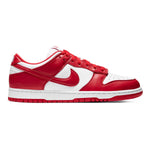 Buty Nike Dunk Low University Red (SKU: CU1727-100) w klasycznym połączeniu kolorów White i University Red. Modne sneakersy streetwear od tunedkids.