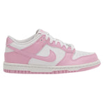 Nike Dunk Low White Pink Rise (GS) – widok z boku