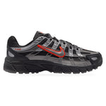Nike P-6000 Anthracite Picante Red Metallic Cool Grey (GS) – widok z boku
