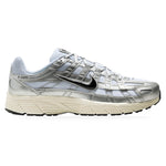 Nike P-6000 White Metallic Silver Flat Silver Black – widok z boku