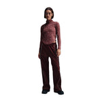 Nike Sportswear Collection Slim 1/2-Zip Long-Sleeve Logo Top Red Sepia/Light Orewood Brown/Red Sepia (W)