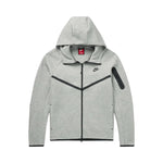 Nike Sportswear Tech Fleece Full Zip Hoodie Dark Grey Heather