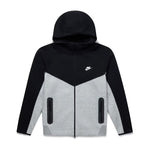 Nike Sportswear Tech Fleece Windrunner Full Zip Hoodie Dark Grey Heather Black