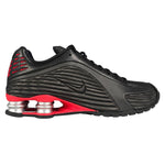 Nike x Corteiz Shox R4 Black – widok z boku